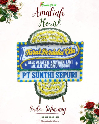 Papan Bunga Duka di Pasir Gadung
